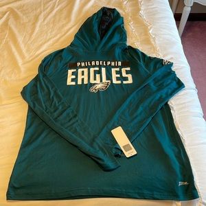 Mens Eagles long sleeve with hood